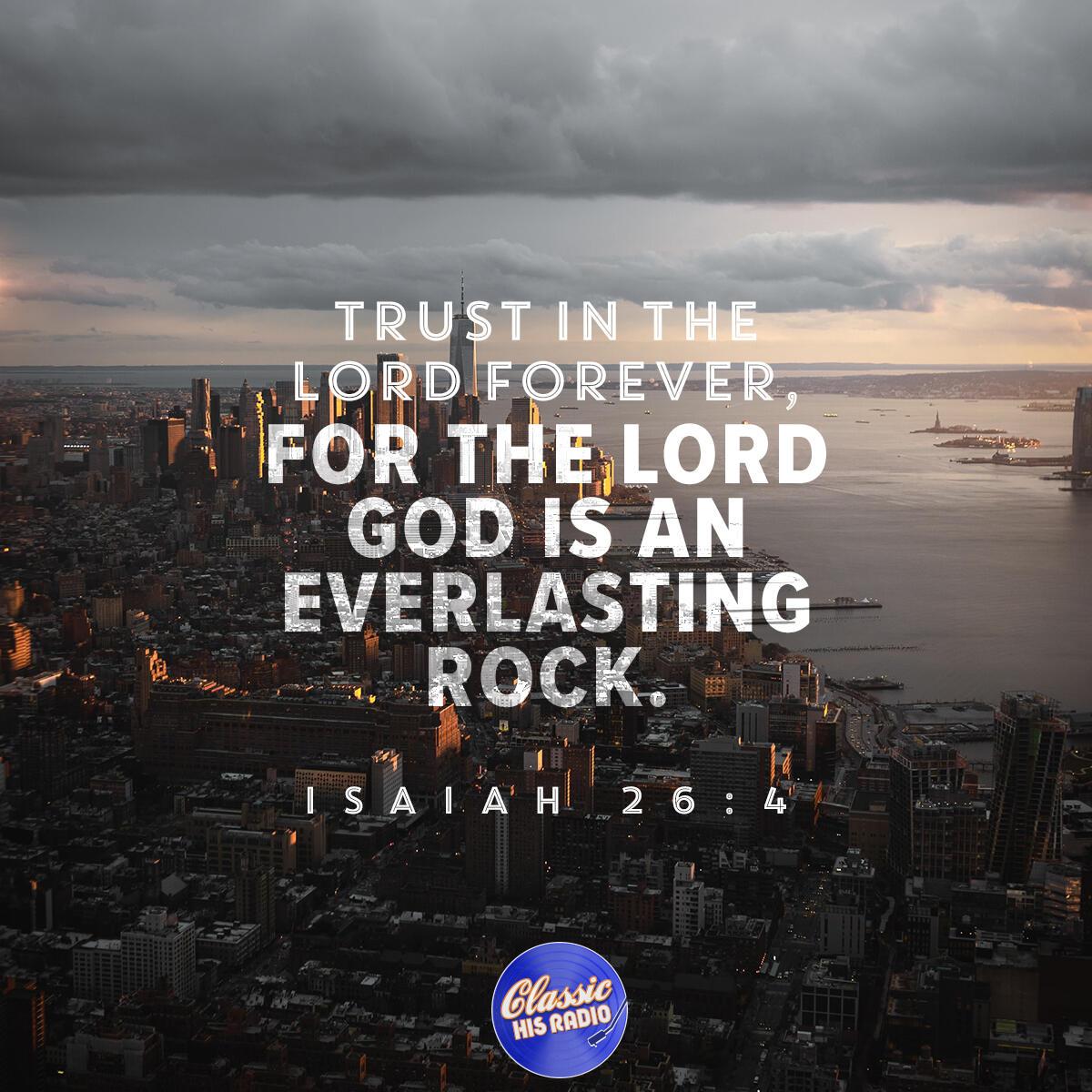 Isaiah 26:4 - Verse of the Day