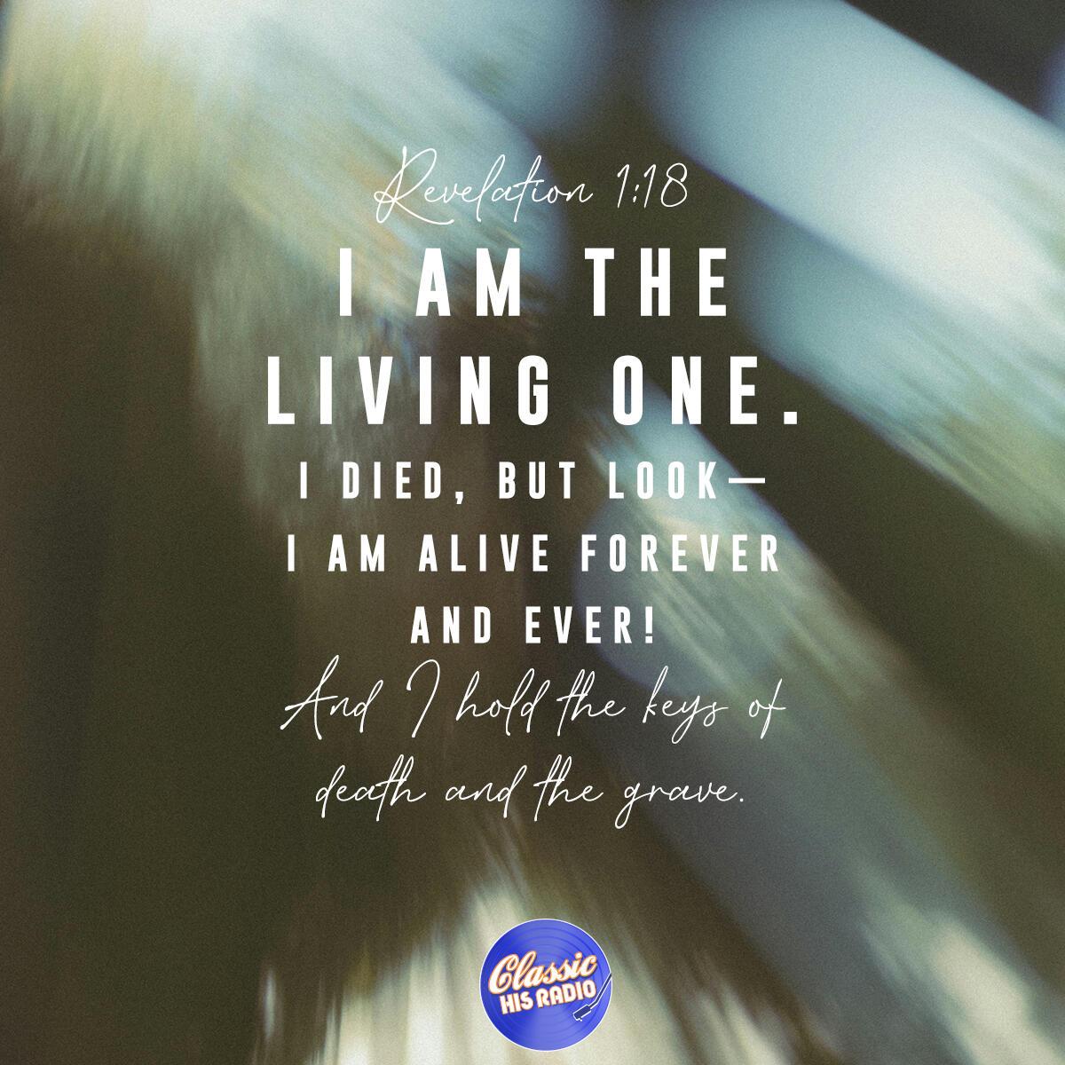 Revelation 1:18 - Verse of the Day