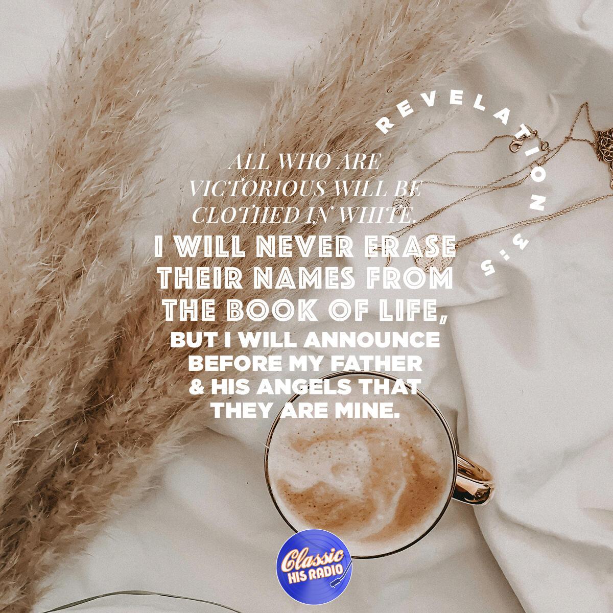 Revelation 3:5 - Verse of the Day