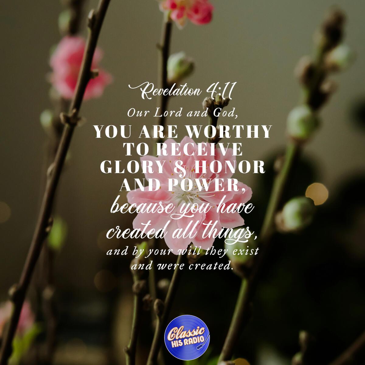 Revelation 4:11 - Verse of the Day
