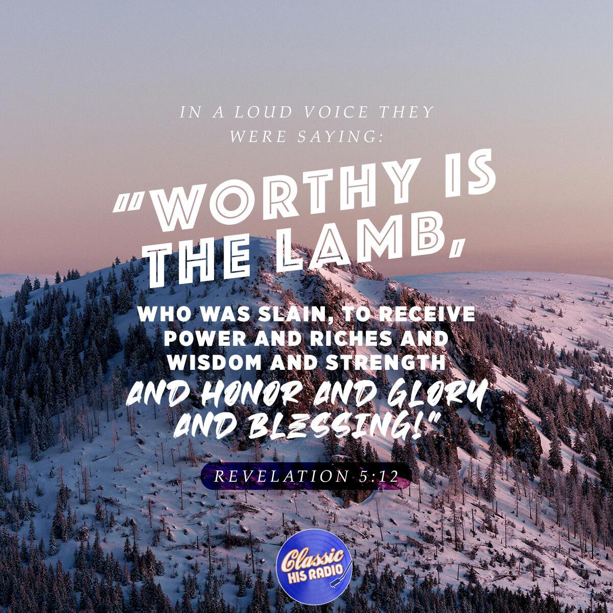 Revelation 5:12 - Verse of the Day