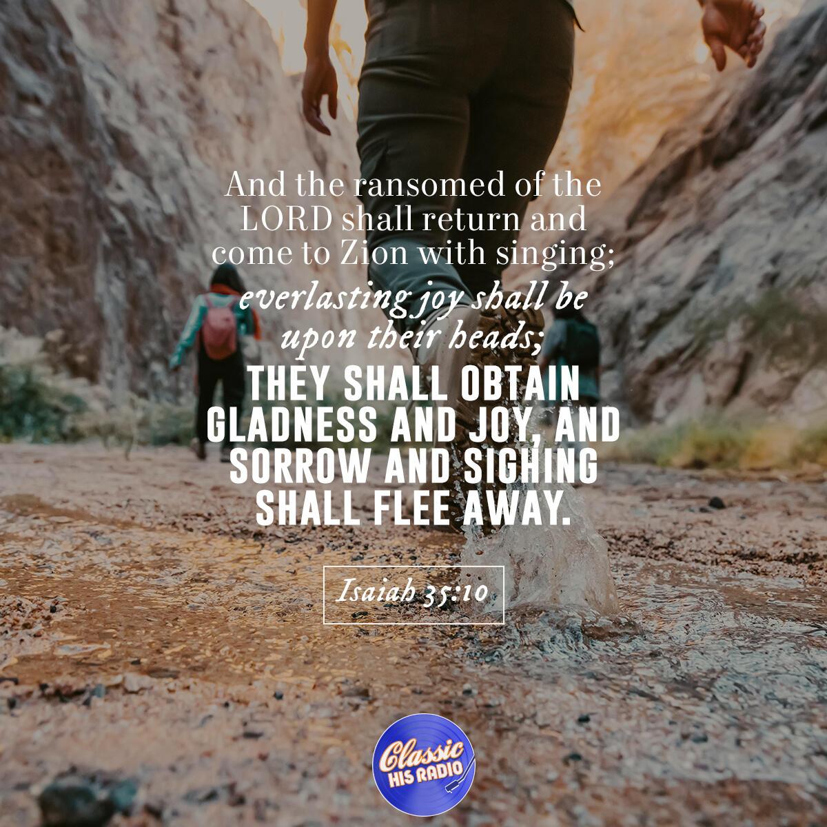 Isaiah 35:10 - Verse of the Day