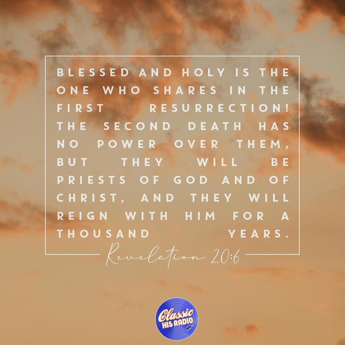 Revelation 20:6 - Verse of the Day