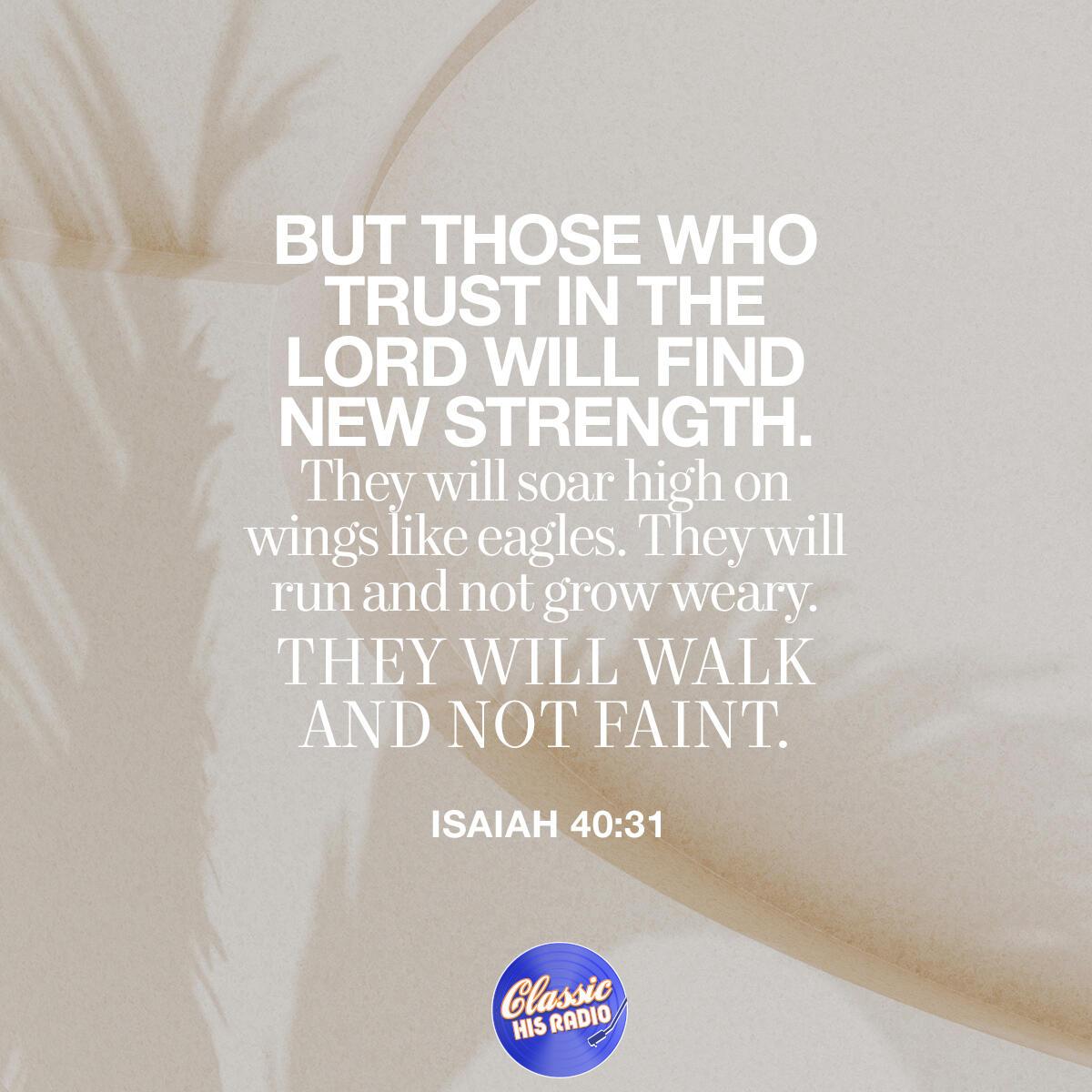 Isaiah 40:31 - Verse of the Day