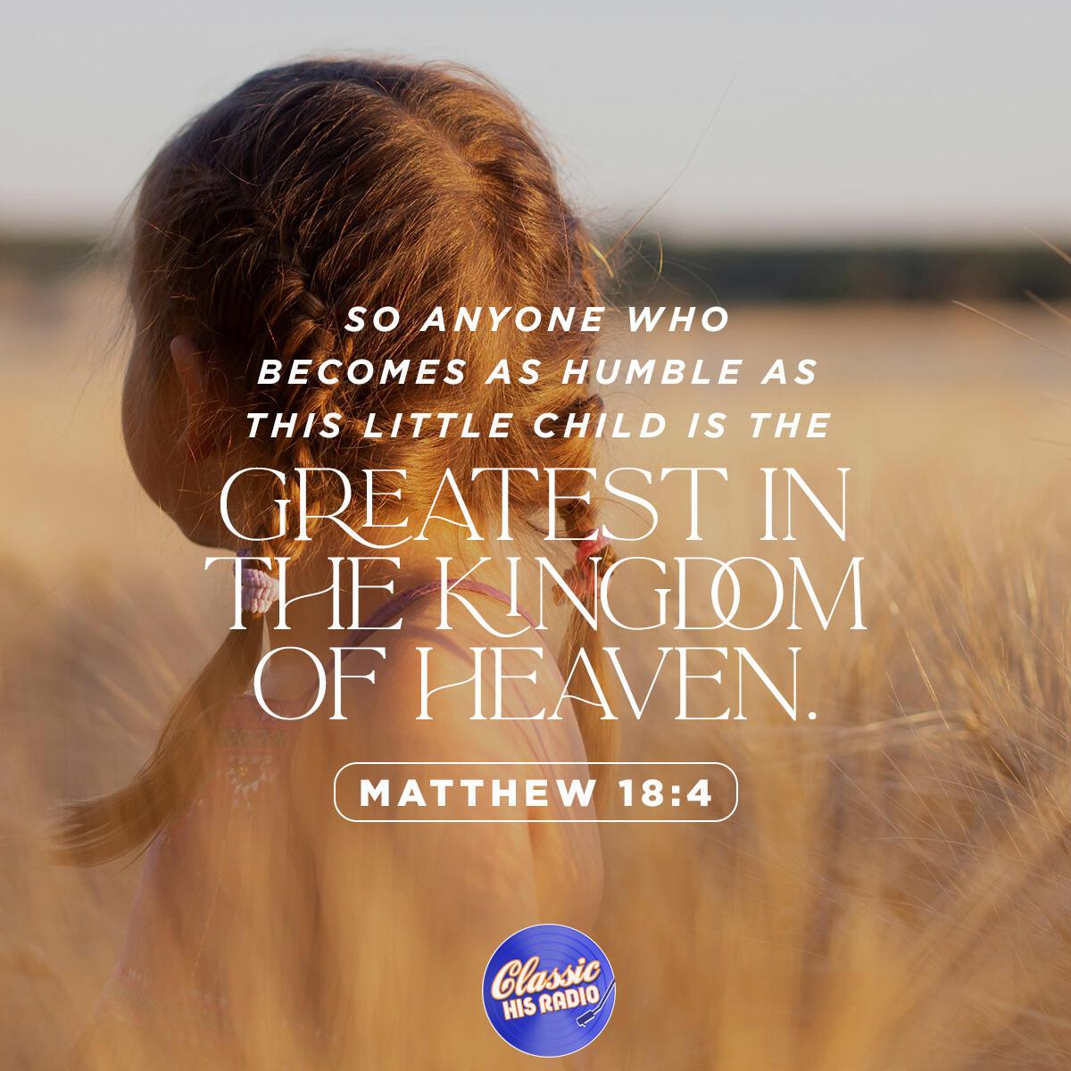 Matthew 18:4 - Verse of the Day