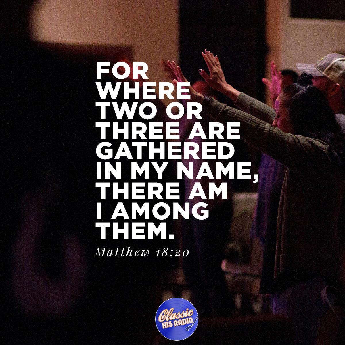 Matthew 18:20 - Verse of the Day