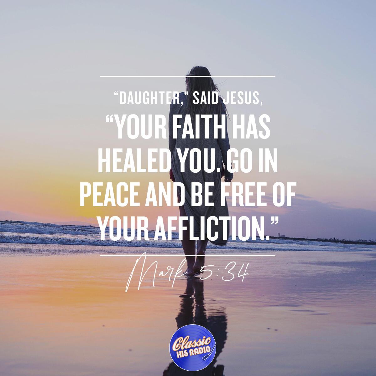 Mark 5:34 - Verse of the Day