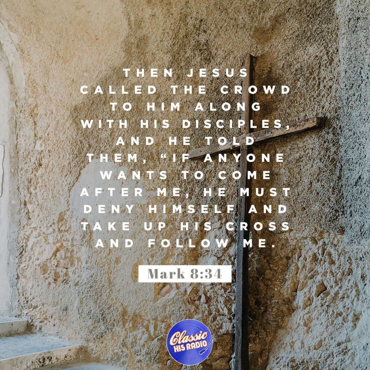 Mark 8:34 - Verse of the Day