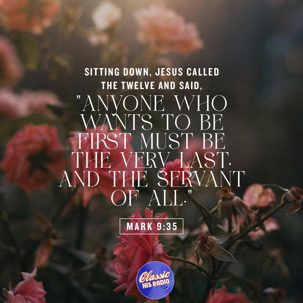 Mark 9:35 - Verse of the Day