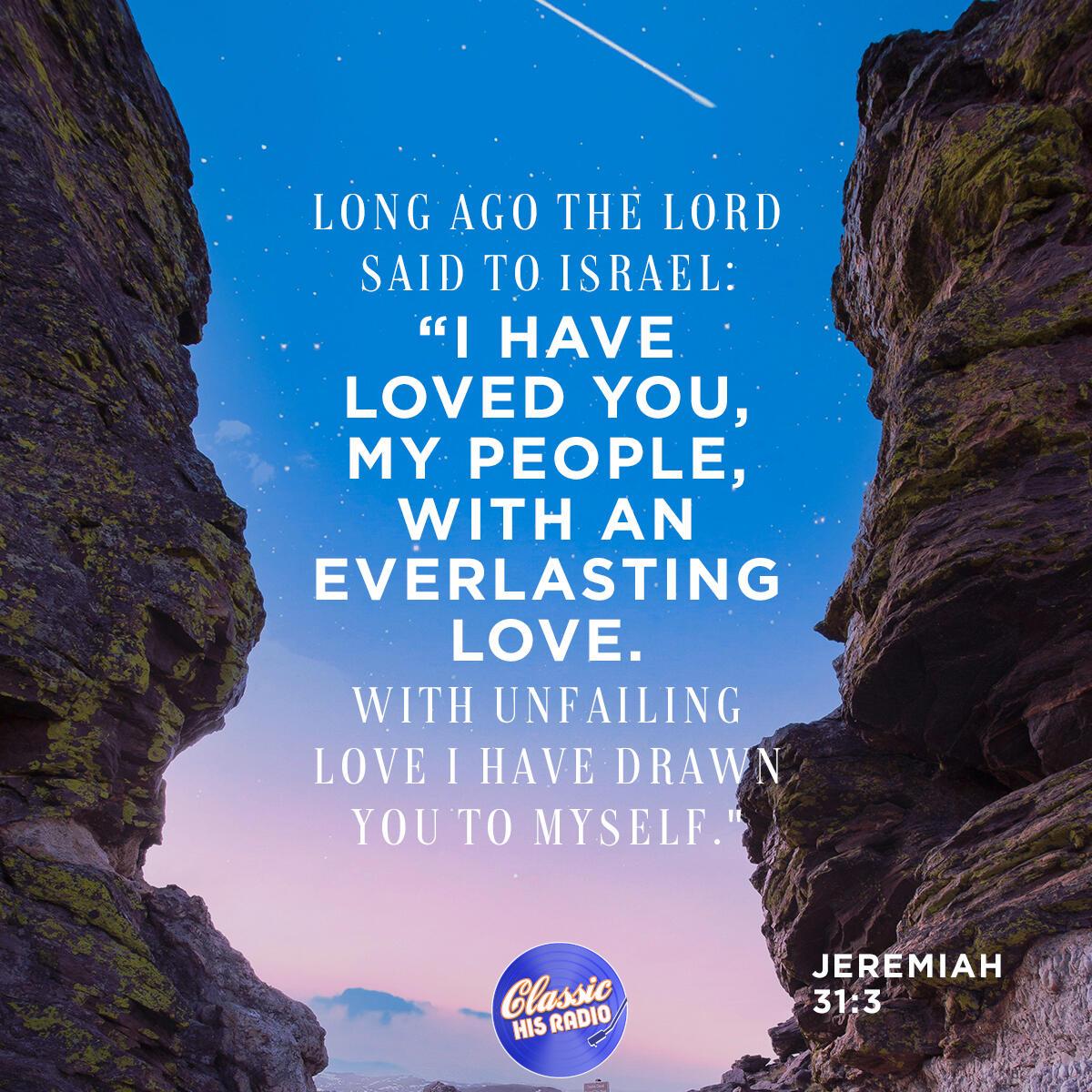Jeremiah 31:3 - Verse of the Day