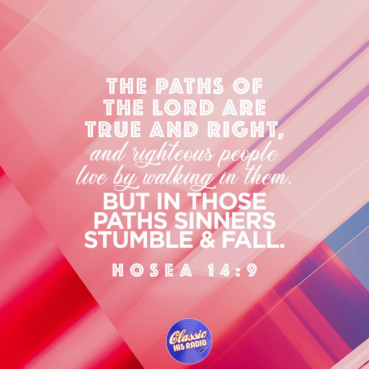 Hosea 14:9 - Verse of the Day