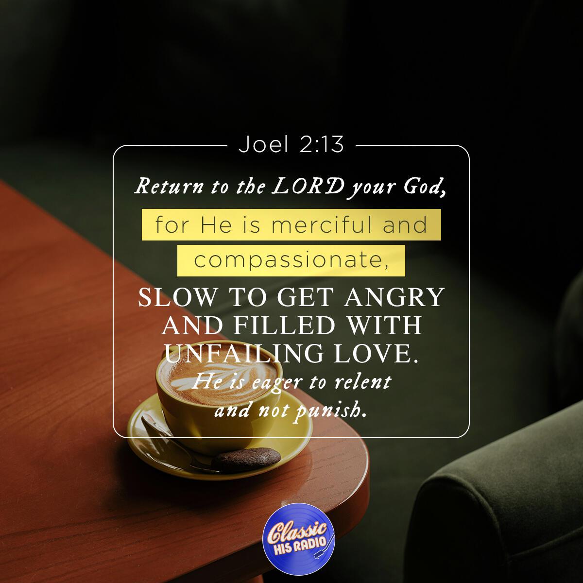 Joel 2:13 - Verse of the Day