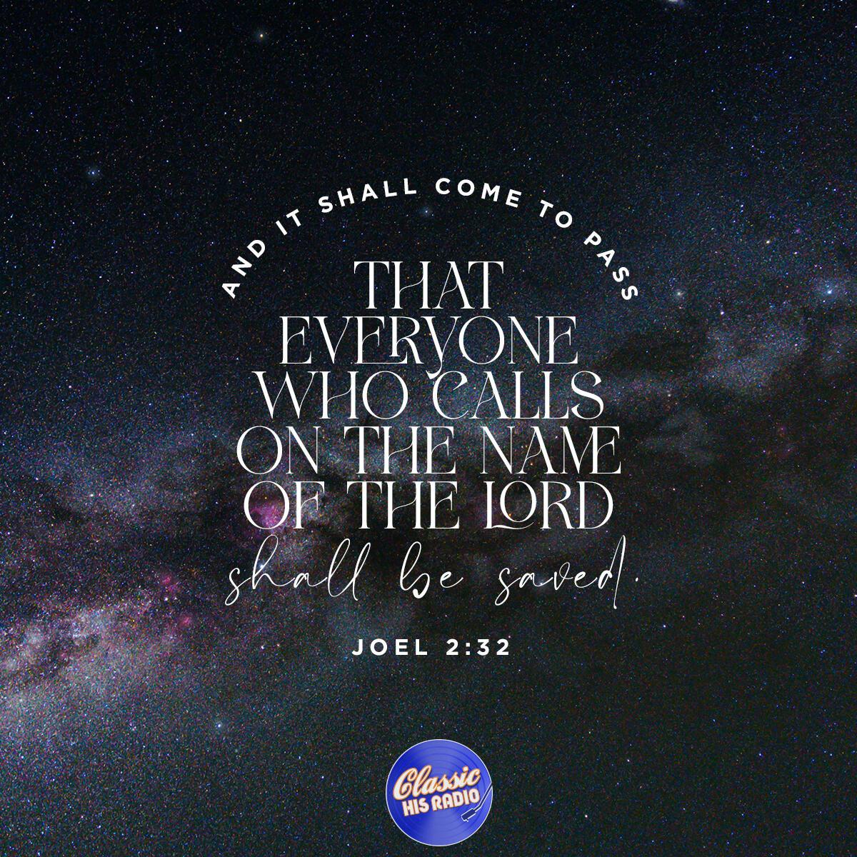 Joel 2:32 - Verse of the Day