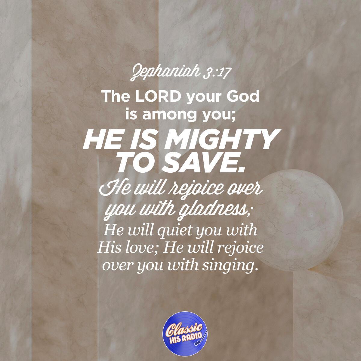 Zephaniah 3:17 - Verse of the Day