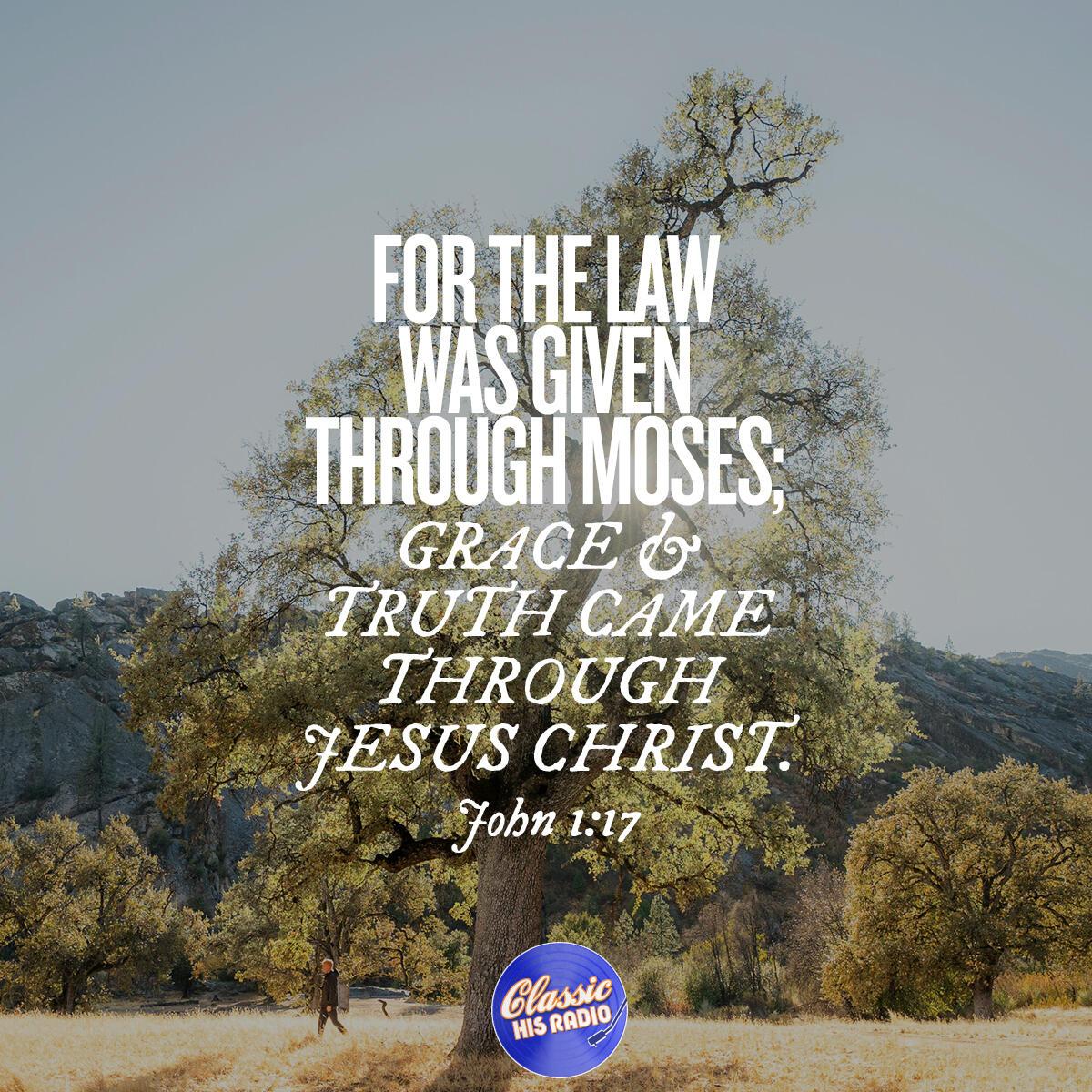 John 1:17 - Verse of the Day