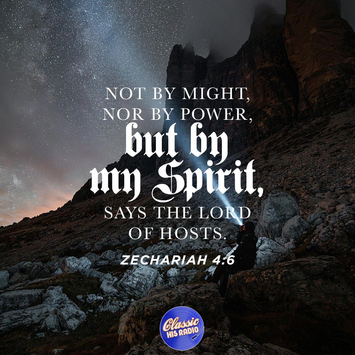Zechariah 4:6 - Verse of the Day