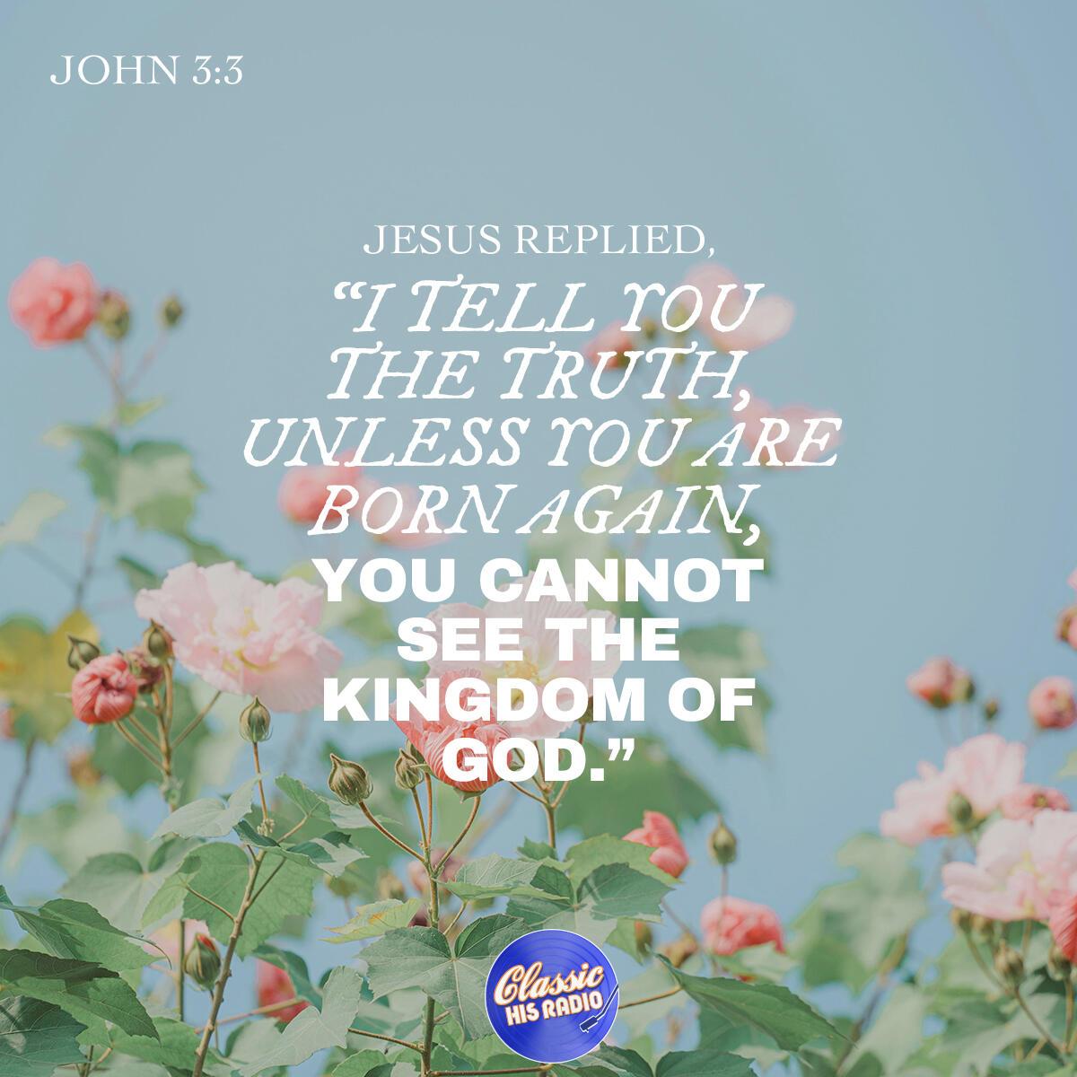 John 3:3 - Verse of the Day