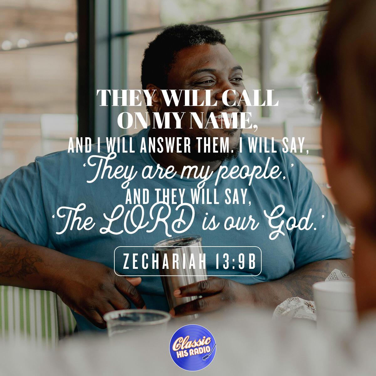 Zechariah 13:9b - Verse of the Day
