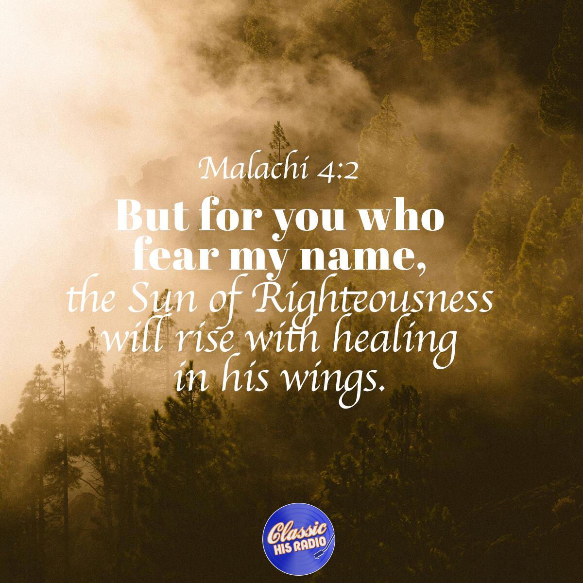 Malachi 4:2 - Verse of the Day
