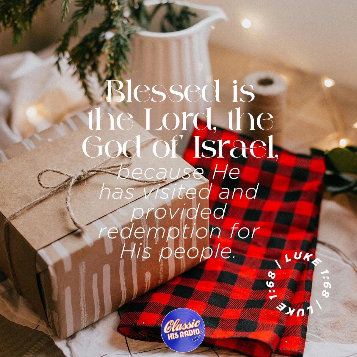 Luke 1:68 - Verse of the Day
