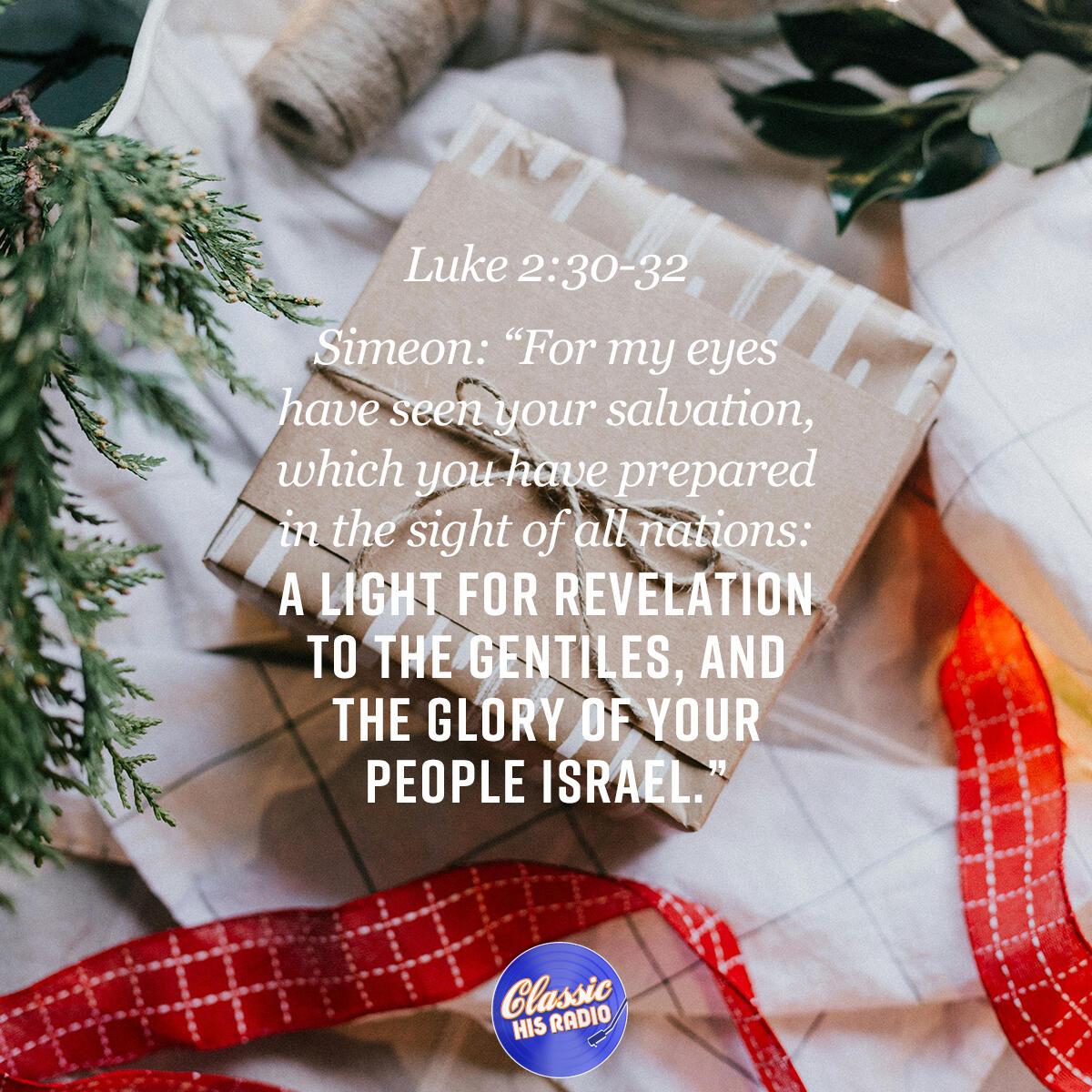 Luke 2:30-32 - Verse of the Day