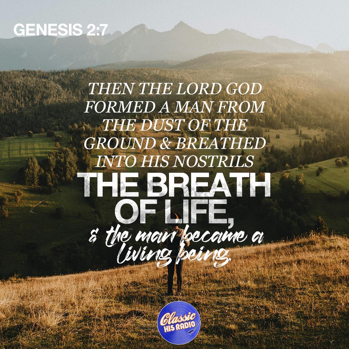 Genesis 2:7 - Verse of the Day