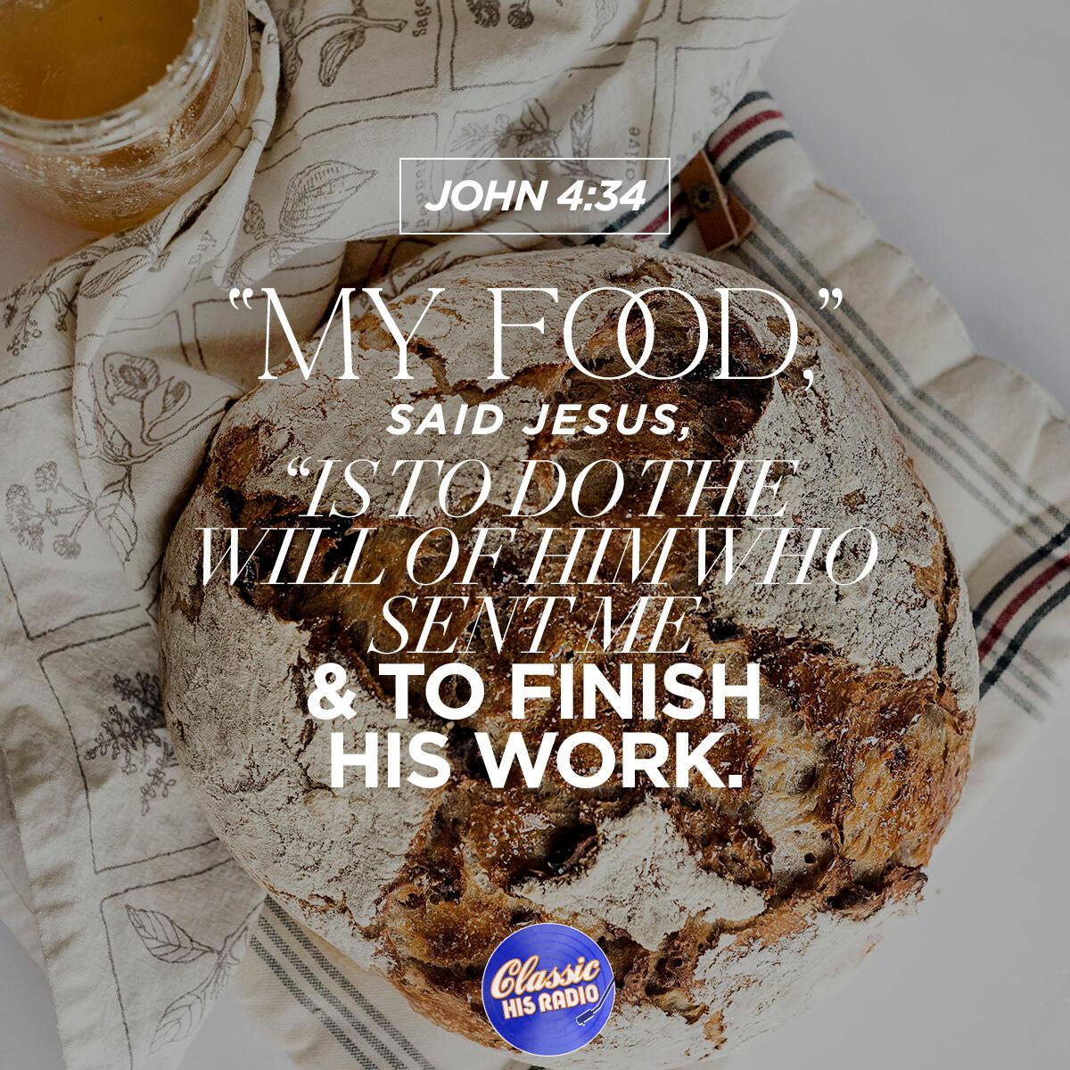 John 4:34 - Verse of the Day