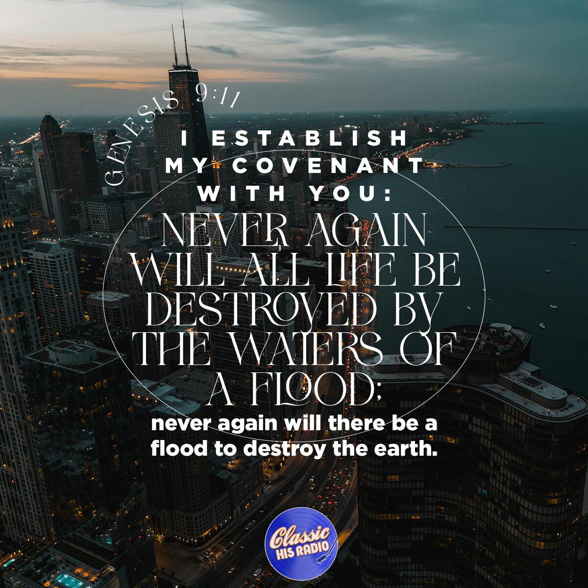 Genesis 9:11 - Verse of the Day