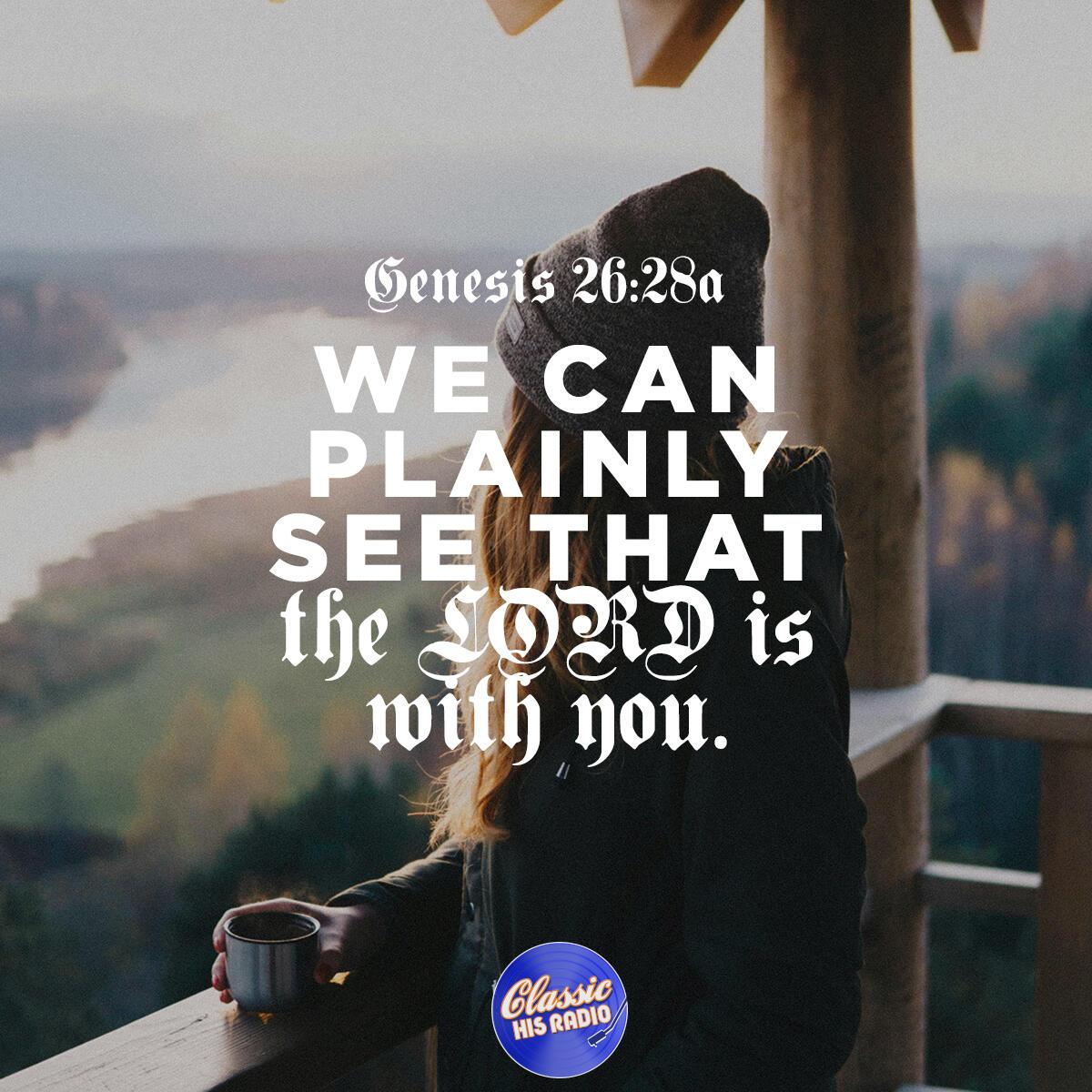 Genesis 26:28a - Verse of the Day