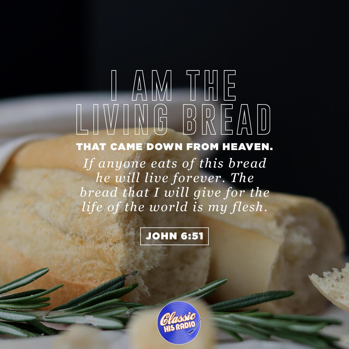 John 6:51 - Verse of the Day