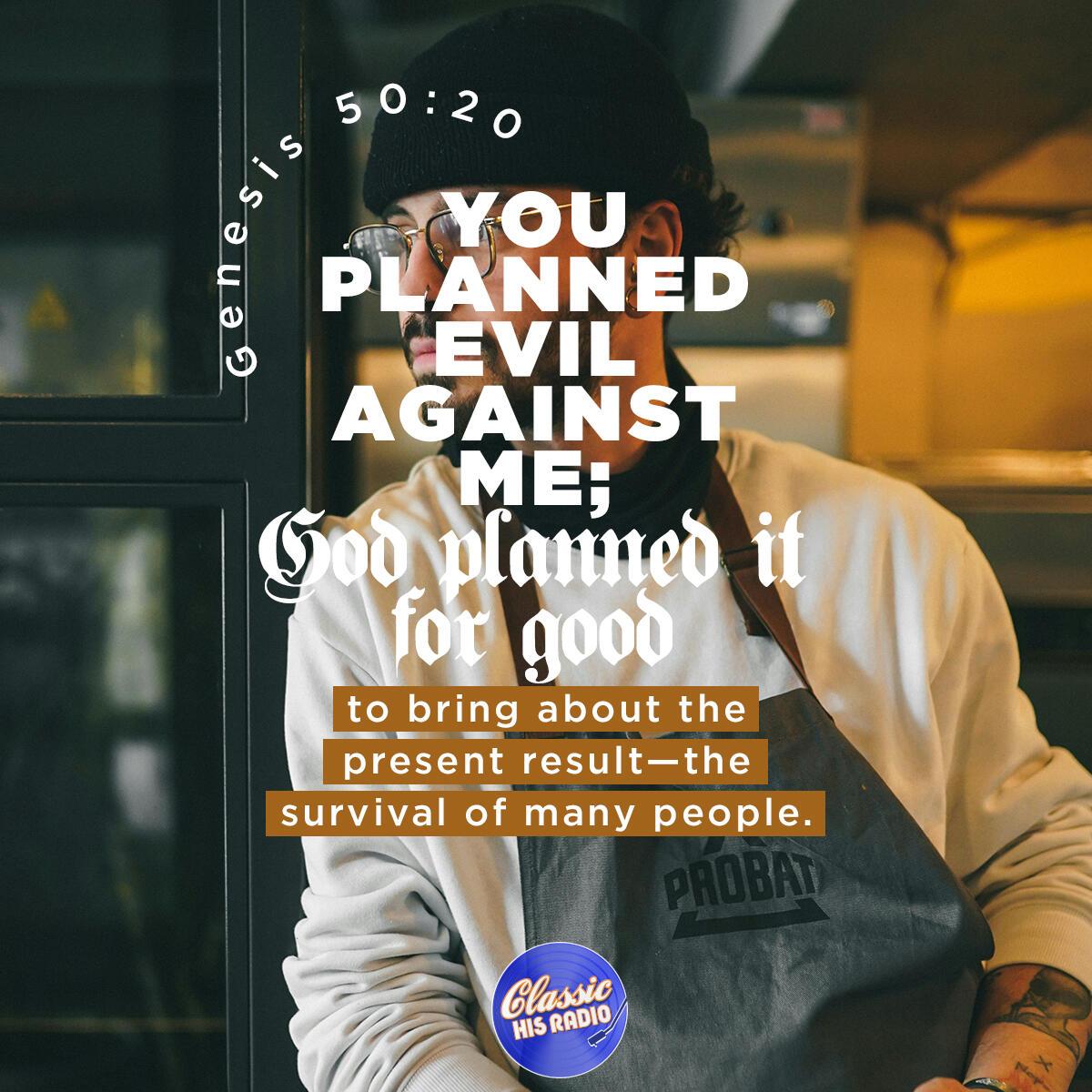 Genesis 50:20 - Verse of the Day