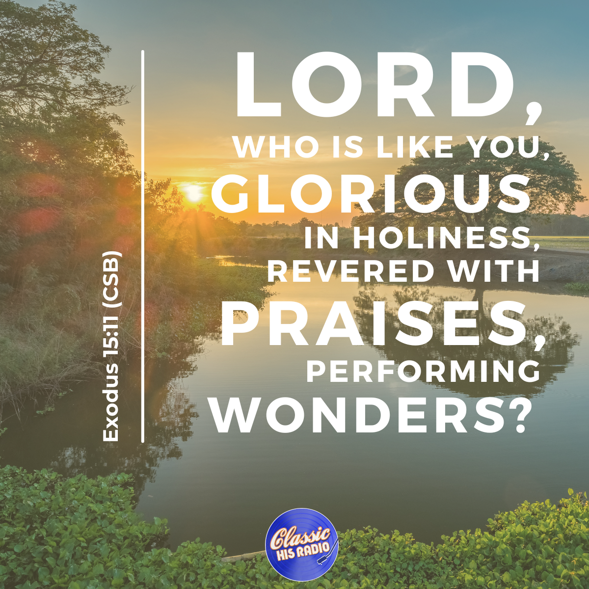 Exodus 15:11 - Verse of the Day