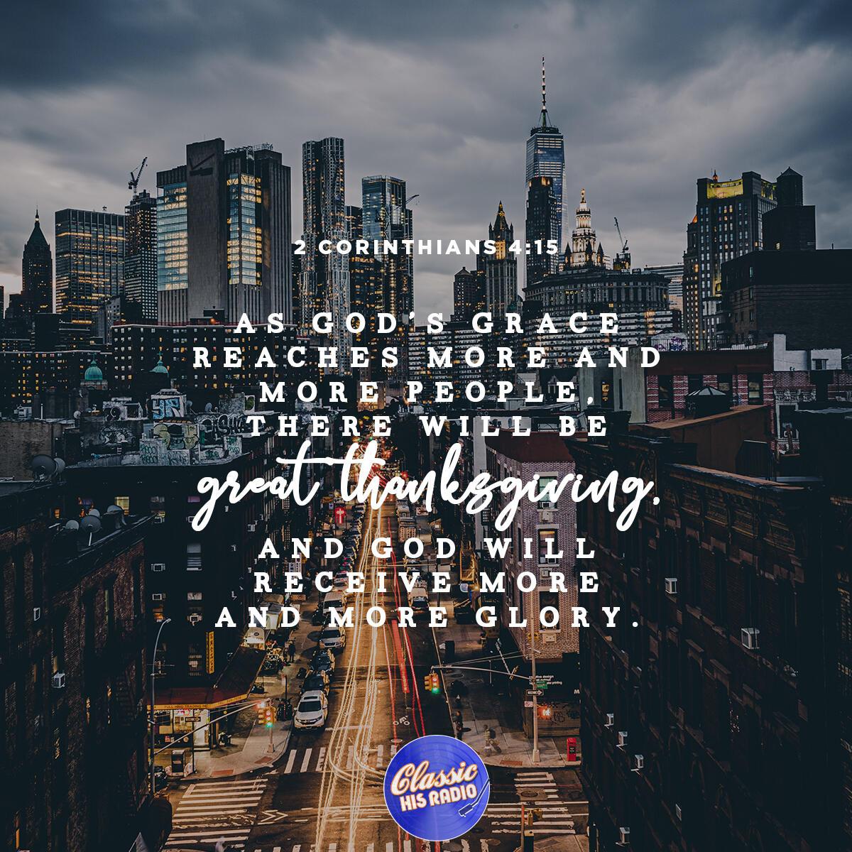 2 Corinthians 4:15 - Verse of the Day