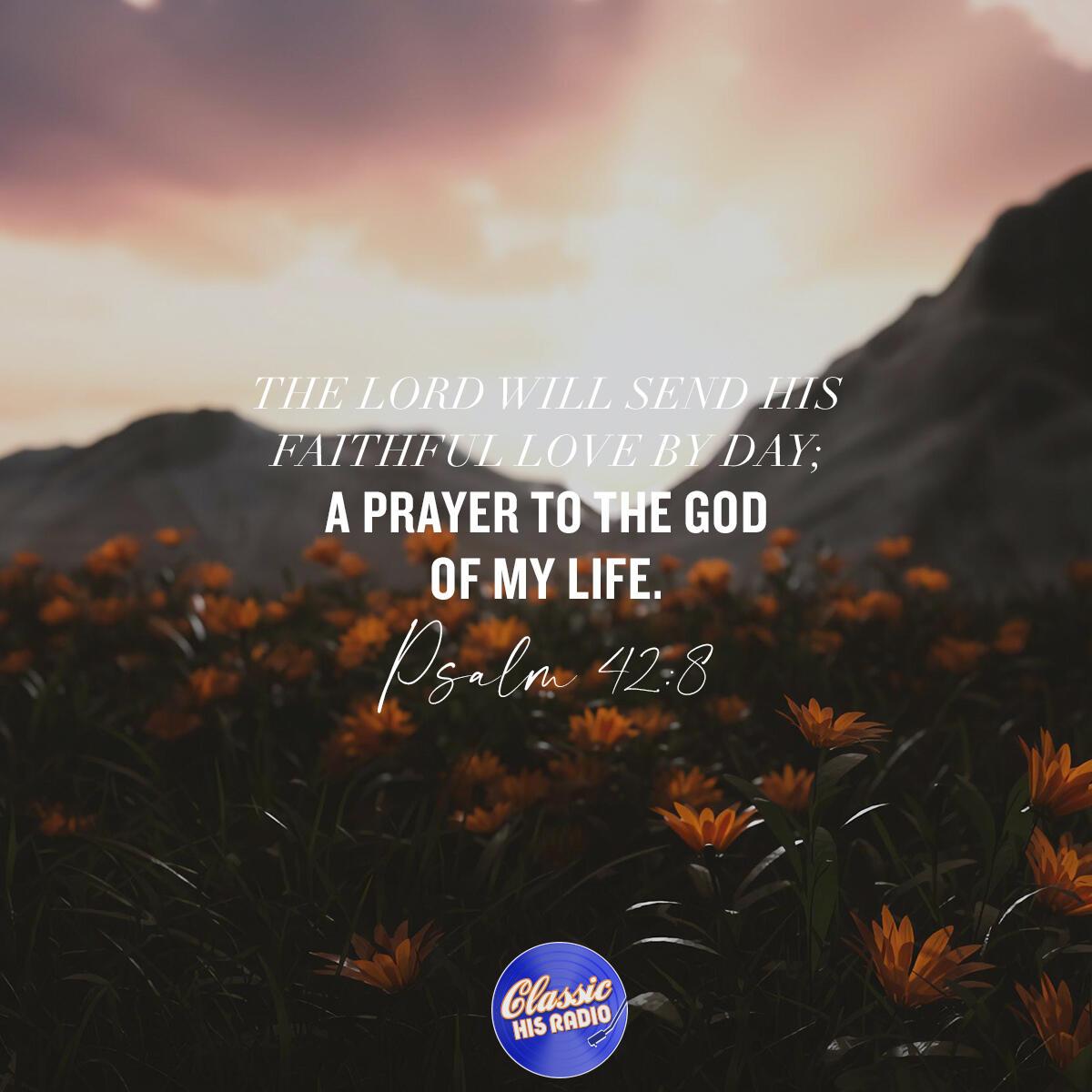 Psalm 42:8 - Verse of the Day